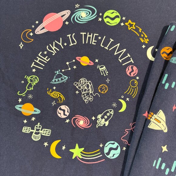 Cat & Jack Girls The Sky is the Limit Outerspace Outfit Size 8/ Med (SKU: 122G) - Picture 2 of 5